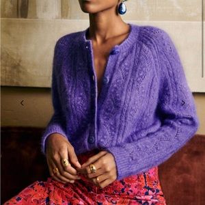NWT Magda Cardigan in “Mauve”